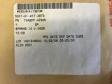 Nonmetallic Special Shaped Seal (O-ring) O-ring NSN:5331-01-417-3873 Model:7342MT-4780N