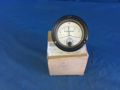 PhaOstron MR36W2T2DCUAR MicroAmperes Ammeter NSN:6625-00-816-3768