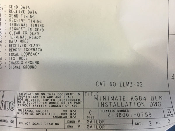 ADC Mini-Mate Cat#ELMB-02