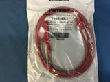 Pomona 1166-48-2-VP Patch Cord, Alligator Clip to Banana Plug NSN:6625-00-728-7604