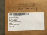 Teledyne Indicator Light Filter NSN:6210-01-200-8187 Model:839324-4