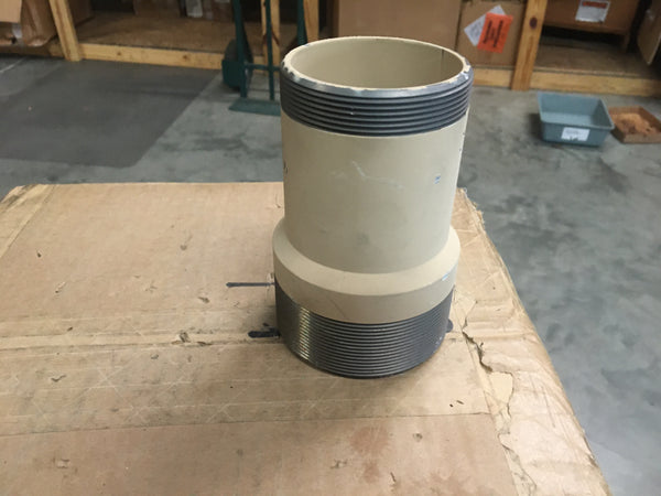NOS Steel Threaded Male Coupling 2 1/2" X 3"