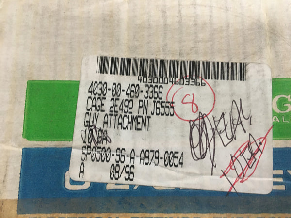 O-Z/GEDNEY 2"Guy Attachment NSN:4030-00-460-3366 Model:J6555