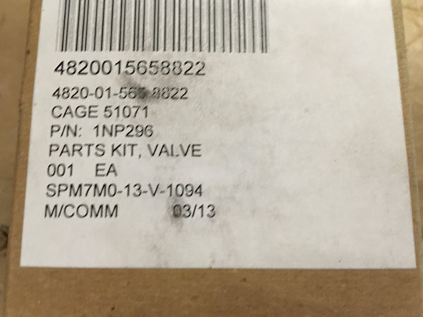 Hydro Engineering Valve Parts Kit NSN:4820-01-565-8822 Model:1NP296