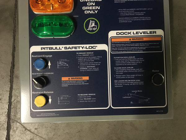 NEW!! Serco Entrematic MCO4120 Dock Vehicle Restraint Control Panel