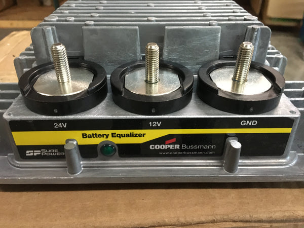 NEW!!! Cooper Bussmann Sure Power DC 21100E00 Battery Equalizer 100A 24V To 12V