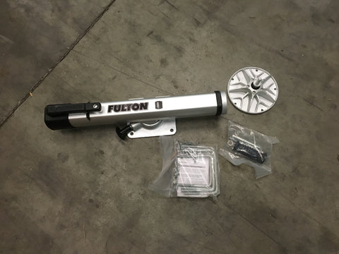 Fulton F2 Trailer Jack Bolt-On 2 000 Lbs, Adjustable A-Frame Mount, 9" Lift