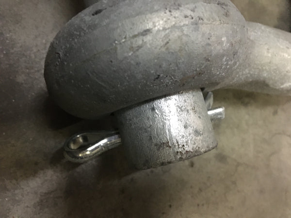 CM Galvanized 13.5 Ton 1 3/8" Hoisting Rigging Clevis Anchor Shackle, Military