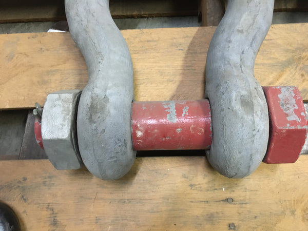 Crosby Anchor Shackle, Bolt Type, 2-1/2", 85 Ton, WLL85T