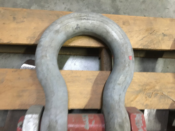 Crosby Anchor Shackle, Bolt Type, 2-1/2", 85 Ton, WLL85T