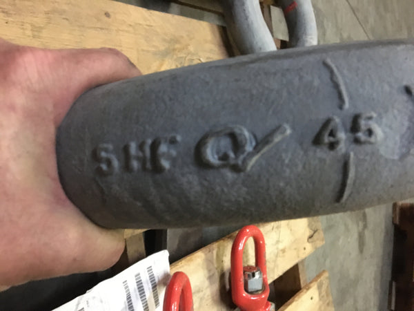 Crosby Anchor Shackle, Bolt Type, 2-1/2", 85 Ton, WLL85T
