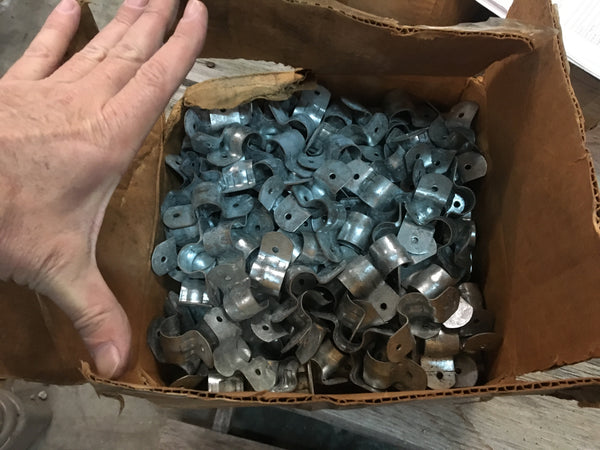 Lot of (50) Modlon 0541-67 3/4"-Inch 2-Hole Strap for ¾" EMT Pipe Conduit