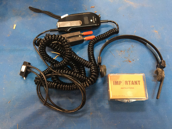 Vintage Plantronics Communication Electrical Headset NSN:5965-00-436-2226 Model:MS50T62-30-3