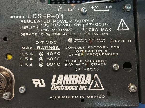 Lambda LDS-P-01 175W Max Regulated Power Supply