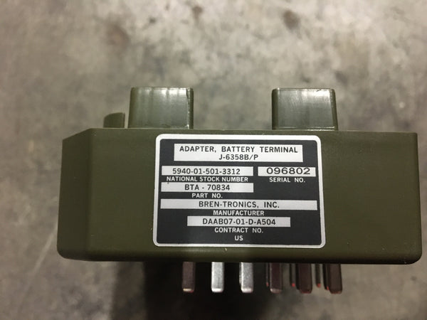 Bren Tronics Battery Terminal Adapter NSN:5940-01-501-3312 Model:BTA-70834