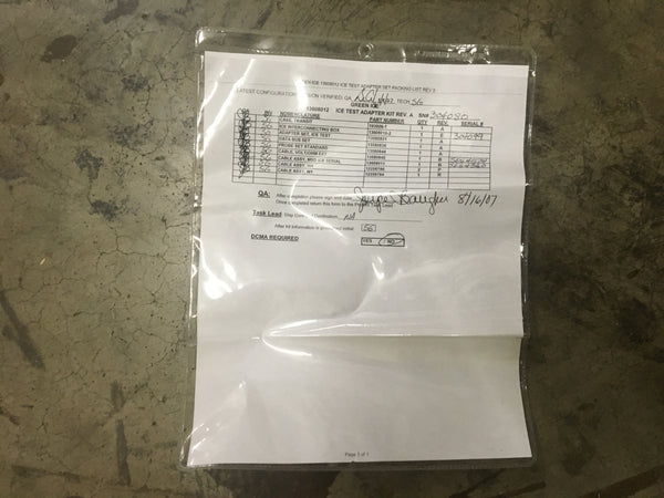 Adapter Kit, ICE Test Dearborn Protocol, Data Bus Kit, Probe Set NOS LMTV FMTV Interconnecting Box NSN:6625-01-554-5900 P/N:13608010-2