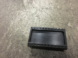 (5) Texas Instruments Closed IC Socket 24 Pin Socket NSN: 5935-00-372-1678 P/N: C932402