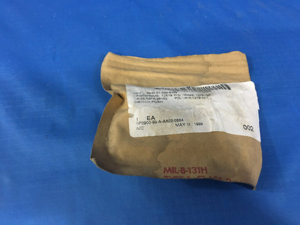 Eaton Push Switch NSN:5930-01-229-6389 P/N:1279-027
