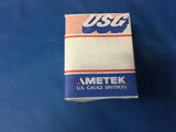 Ametek 2" Vacuum Gauge, Black Steel Case, 1/8"NPT,0-30 inHg MODEL:047225A