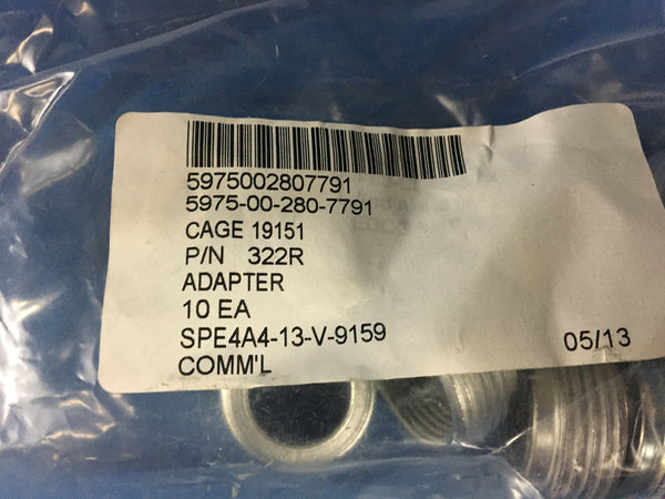Thomas & Betts 0.750" Electrical Conduit Adapter NSN:5975-00-280-7791 Model:322R
