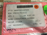 Northrop Grumman Systems Permanent Magnet Loudspeaker NSN:5965-01-382-3222 P/N:A3206080