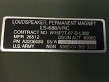 Northrop Grumman Systems Permanent Magnet Loudspeaker NSN:5965-01-382-3222 P/N:A3206080