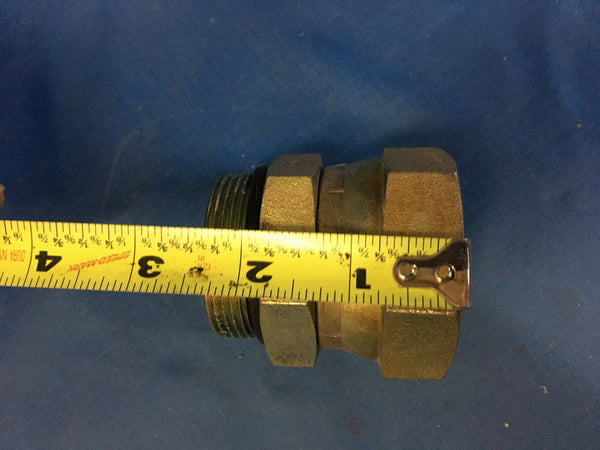 NOS Lead Free Bronze Straight Adapter 1 1/2" NPT Male X 2" NPT Female  P/N:01-491-9650