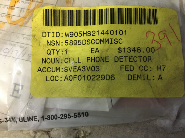 PDA GSM196 2G/3G Cell Phone Detector NSN:5895DSCOMMISC
