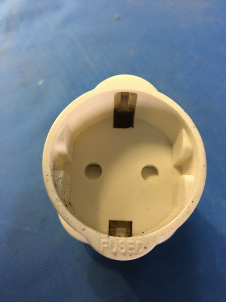PMS 9680 White 3 Pin Plug 250V 13A Fuse Kite Mark P/N:S1363/3