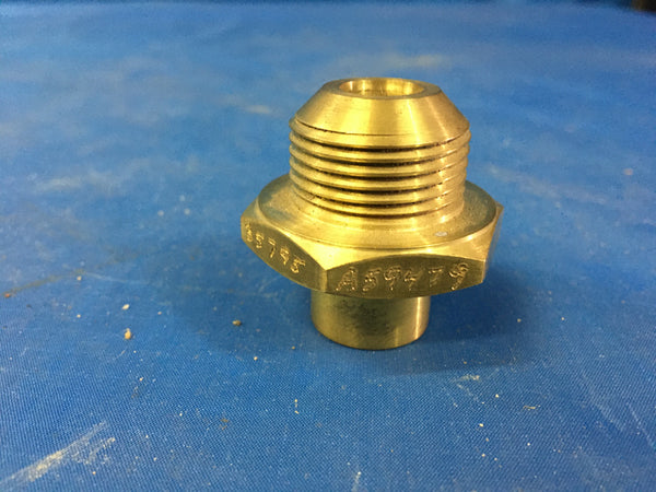 NOS Brass Valve Connector Fitting P/N:35795 P/N:A59479
