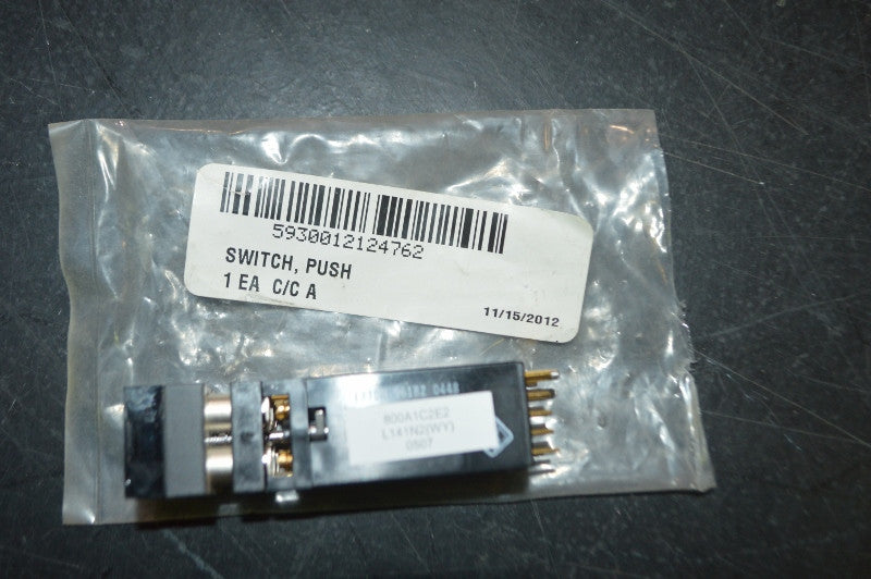 Push Switch NSN: 5930-01-212-4762 P/N 800HA1C2E2L141NZ 