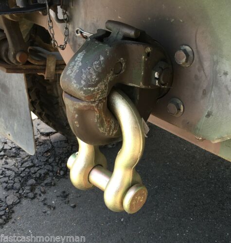 CM Galvanized 13.5 Ton 1 3/8" Hoisting Rigging Clevis Anchor Shackle, Military